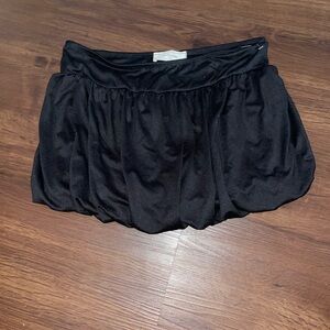 Black Bubble Skirt